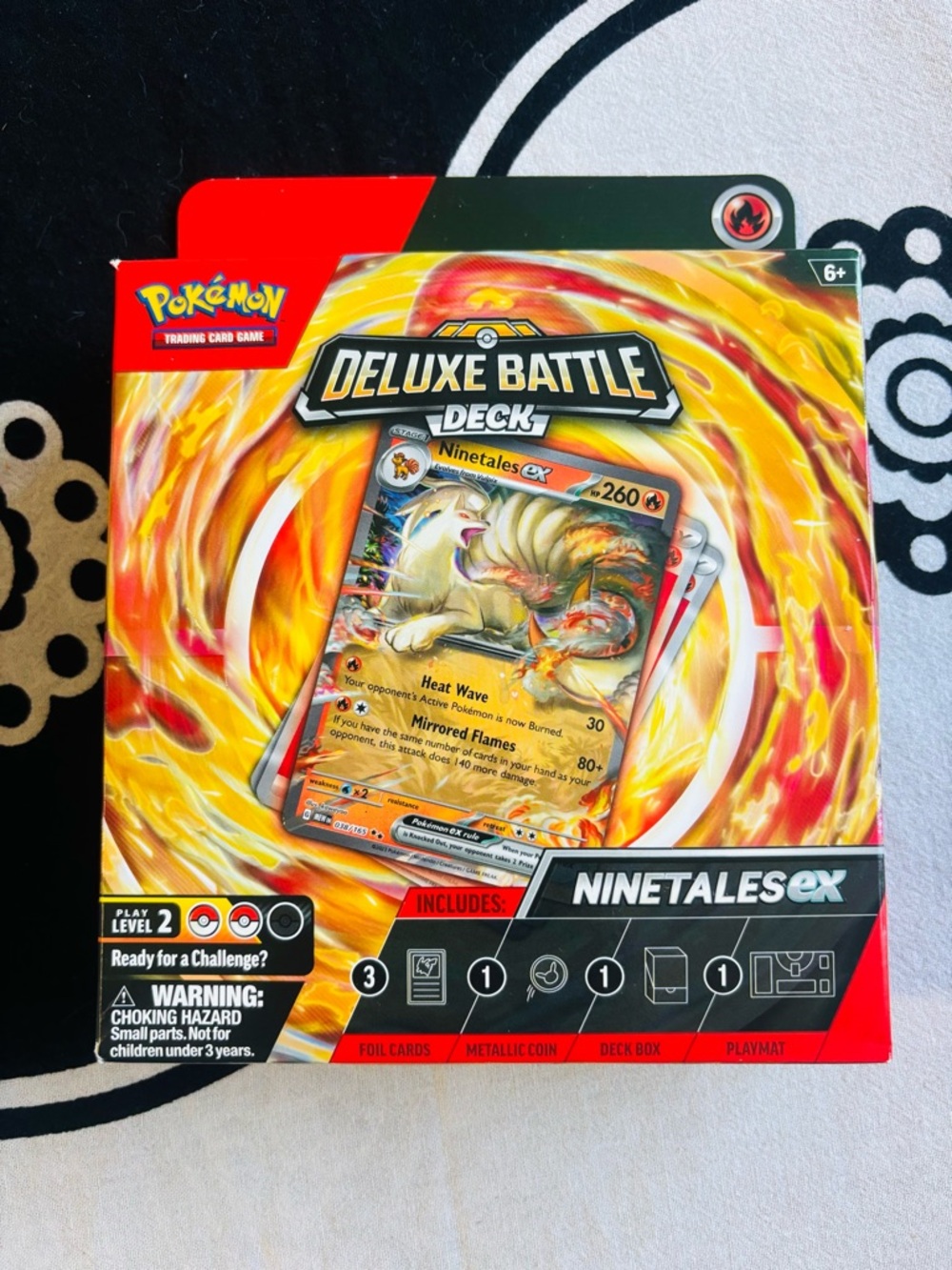 Pokémon Deluxe Battle Deck - Ninetales ex (Fire, Yellow/Red)